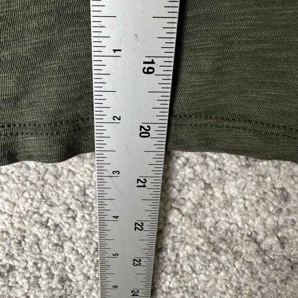 Theory Shirt Womens Small Green Tiny Tee 2 Nebulous P Fitted Cotton Crewneck - Picture 3 of 6